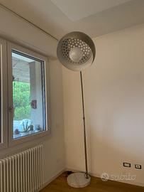 Piantana ad arco con base in marmo