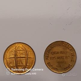 Gettoni Casa Italia Olimpiadi Los Angeles 1984