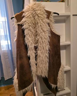 Gilet donna effetto montone Made in Italy