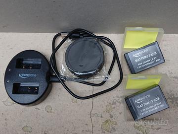 2 Batterie LP-E17 e caricabatterie Keenstone