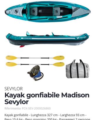Kayak gonfiabile Madison Seylor