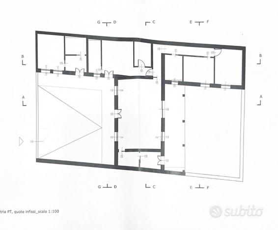 Terreno edificabile 370 mq con ipotesi progetto