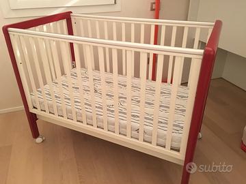 Lettino Pali con materasso