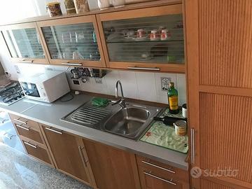Cucina Tenuta benissimo Come nuova in legno 3,45 m