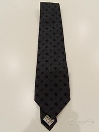 CRAVATTA ROMEO GIGLI GRIGIA E NERA