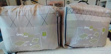 2 KIT MATERASSI GONFIABILI MATRIMONIALI CAMPEGGIO