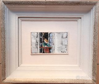 Orfeo Tamburi 1961 : Donna sul balcone. 