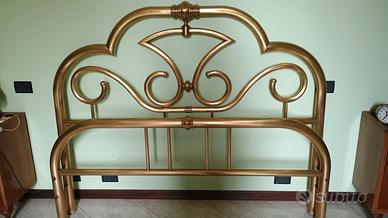 letto in ottone