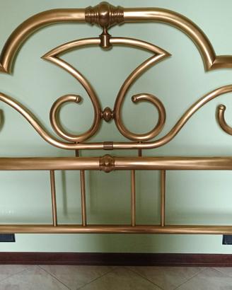 letto in ottone