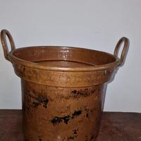 paiolo caldaio in rame 40cmx30cm.5kg