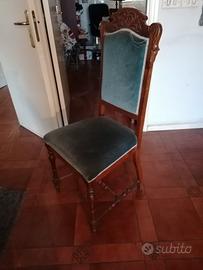 Sedie in legno stile siciliano