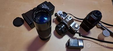 Kit Canon AV-1 + Obiettivo 50mm e Accessori