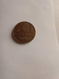 Moneta da 10 franchi francesi 1984
