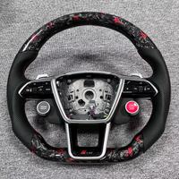 Volante audi in carbonio forgiato