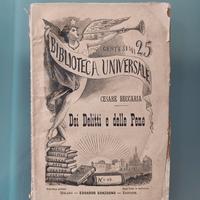 Beccaria, Dei delitti e delle pene - 1884