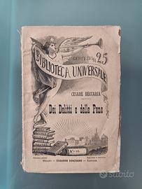 Beccaria, Dei delitti e delle pene - 1884