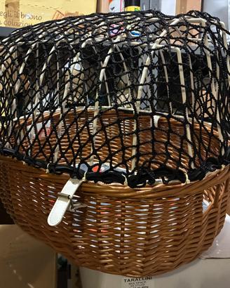 Cesta in vimini per bici