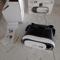 2x VISORE VR BOX 3D REALTÀ VIRTUALE VIDEO OCCHIALI