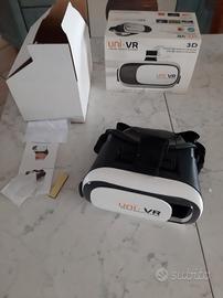 2x VISORE VR BOX 3D REALTÀ VIRTUALE VIDEO OCCHIALI