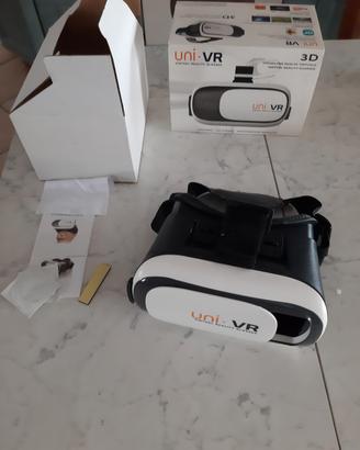 2x VISORE VR BOX 3D REALTÀ VIRTUALE VIDEO OCCHIALI