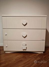 Fasciatoio Cassettiera Nanan + 0maggio