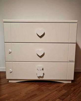 Fasciatoio Cassettiera Nanan + 0maggio