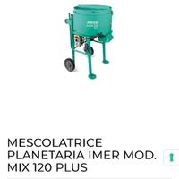 Mescolatrice impastatrice imer mix 120 plus