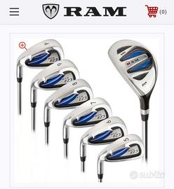 Set mazze golf Ram Ez3 uomo left (mancino) nuove
