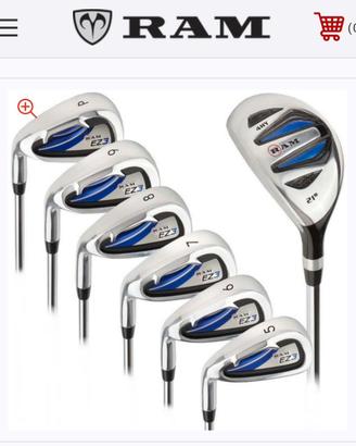 Set mazze golf Ram Ez3 uomo left (mancino) nuove