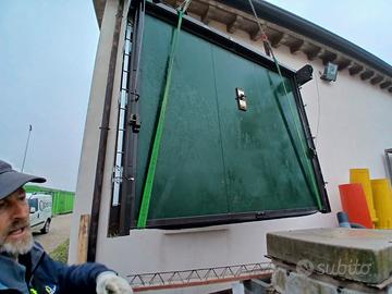 Portone basculante per garage motorizzato silvelox