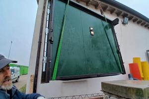 Portone basculante per garage motorizzato silvelox