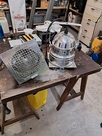 Coppia di faretti da studio/arredo in alluminio