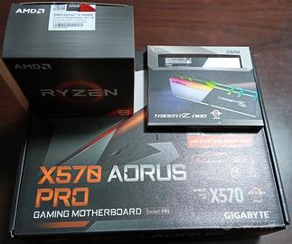 Kit AM4 CPU + Scheda madre + RAM