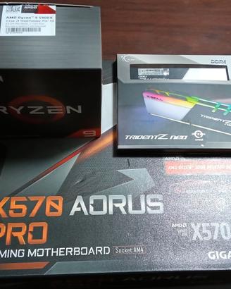Kit AM4 CPU + Scheda madre + RAM
