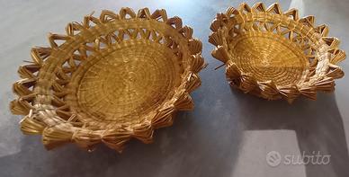 Cestini impagliati