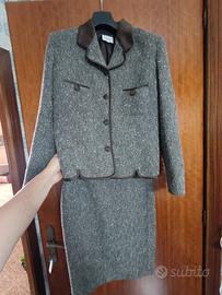 Tailleur vintage bouclé lana Luisa Spagnoli 