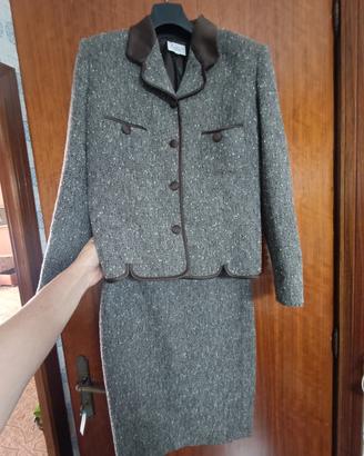 Tailleur vintage bouclé lana Luisa Spagnoli 