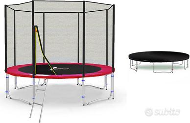 Trampolino tappeto elastico 305 cm Rosso