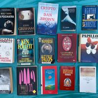15 libri vari titoli e autori + 4 omaggio