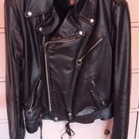 Giacca chiodo pelle Brooks