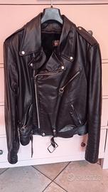 Giacca chiodo pelle Brooks