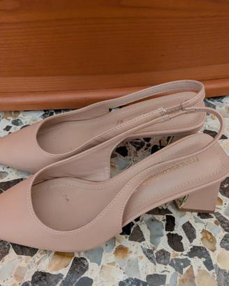 scarpe décolleté pelle