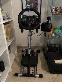 Volante Logitech G29 + Cambio G Driving + Supporto