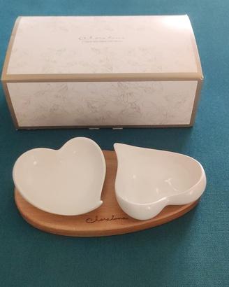 Set aperitivo,svuotatasche,portagioielli Claraluna