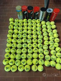 lotto 100 palline padel usate