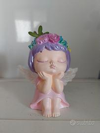  vasetto angioletto/ candelina