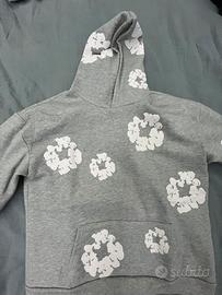 felpa denim tears grigia