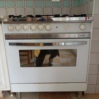 cucina 5 fuochi acciaio inox