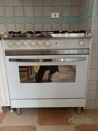 cucina 5 fuochi acciaio inox