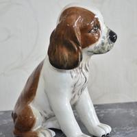 Statua 20 cm Cane in Ceramica Vintage Arredo Deco